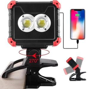 Portable Multi-functional Work Light, Foldable with Magnetic Charging Work Lighting Lamp, COB Car Inspection Light