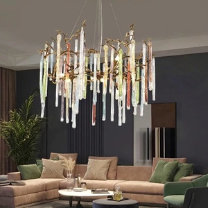 Hot Sales Designer Style Project Fixture Hotel Lobby Staircase Hall Restaurant Custom Large Led Chandelier