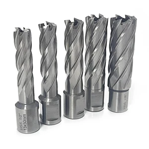 High Speed Steel Material HSS Annular Cutter Drill Bit with 50mm Cutting Depth Magnetic Drill Bit