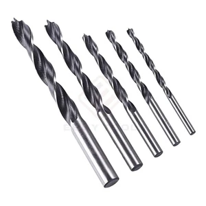 5pcs Set of Brad Point Wood Drill Bit High-carbon Steel Wood Drill Bit Set Three Point Woodworking Drill