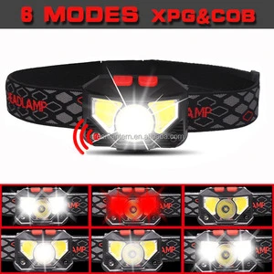 Headlamp Flashlight, Lumen Ultra-Light Bright LED Rechargeable Headlight with White Red Light