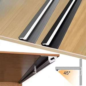 Customized Modern LED Cabinet Lamp Invisible 45 Degree Oblique Illumination 12V Showcase Kitchen Bedroom Wardrobe Shelf Light