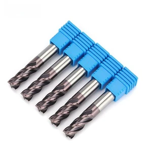 Carbide 4 Flutes Square Endmill Inch Size in Stock CNC Machine Tools Milling Cutter