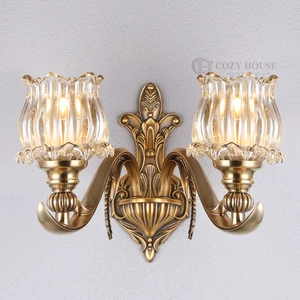 Bedside Wall Lamp, American Retro High-end Corridor Living Room Background Wall Lamp