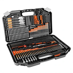 246-piece Drill Bit Combination Tool Set Woodworking Hole Saw Twist Drill Bits Masonry Drill Bits Construction Drill Bits Spade