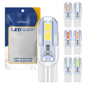 T10 LED Bulb 2835 4SMD 168 194 Strobe Light 12V Car Interior Dome Light Super Bright for Car Reading Lamp Width Indicator Light