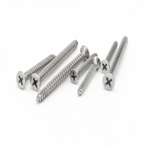 Stainless Steel Phillips Self Tapping Screws Mixed Pan Countersunk Head Assorted Lengths Fasteners for Woodworking