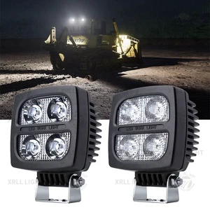Excavator Lamp LED Work Light Heavy Duty Waterproof Spotlight Searchlight 40W Universal Fitment Modification Lights for Tractors