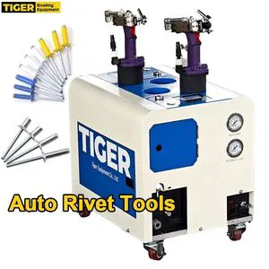 TIGER Industrial Best Pneumatic Automatic Auto Feed Blind High Speed Rivet Gun Tool For Assembly Line