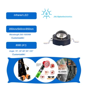 RoHS Certified SMD 8080 Infrared LED 850nm 1W for Infrared Light Therapy