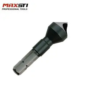 MAXSTI Wholesale Hex Shank Zero-Flute Countersink Bit 1-20mm Metal Drilling Holes Tool Waterproof Diamond HSS Step Drill Bits