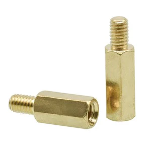 Hex Post M3/m4/m5 Copper Columns Pillars Single Head Hexagonal Copper Column Threaded