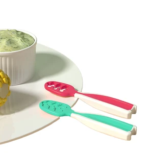 Vvocci C1091 No-Spill Food Grade Silicone Suction Baby Sippy Cup Strong Base Design Medium Flow Feeding Weaning 24.5cm X 21.2cm