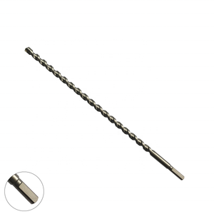 One Flat Shank Sand Blasted Carbide Tipped Turf Drill Bit for Concrete Stone Brick Masonry Drilling