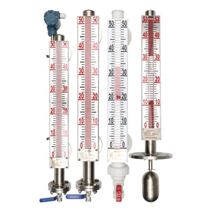 Magnetic Flip Board Level Gauge 304 Stainless Steel Remote 4-20mA Oil & Pot Level Top Mount Spirit Level Measuring Instrument