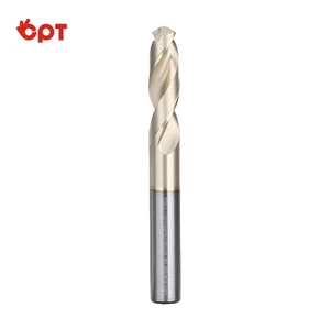 OPT Cobalt Tungsten Carbide Twist Drill Bits for High Hardness Steel High Precision Aerospace Applications 30-300mm Length