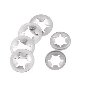 Lot M1.2 M1.5 M2 M2.4 M3 M4 M5 M6 M8-M12 Stainless Steel Star Lcok Plum Bearing Retaining Rings Internal Tooth Star Lock Washer
