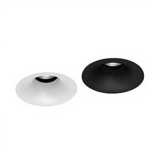 Full-Spectrum Invisible Frameless Aluminum Spotlight Non-Embedded Eye-Care Deep-Cup Anti-Glare LED Recessed Downlight High CRI