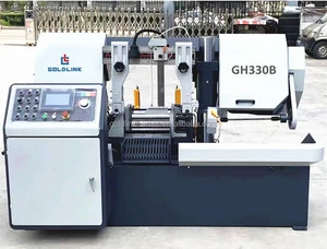 Hot Selling Hydraulic Horizontal Band Saw Cutting Machine Factory Direct with Automatic Feeder Motor As Core Component