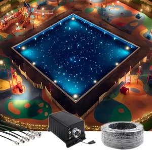 Sky Starry Garden & Swimming Pool LED Fiber Optic Lights with APP/RF/DMX512 Control IP65 Rated Starlight Decoration Accessories