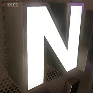 Flat Illuminated LED Sign Customizable Advertising Light Box with IP65-68 Waterproof Rating for Companies & Hospitals
