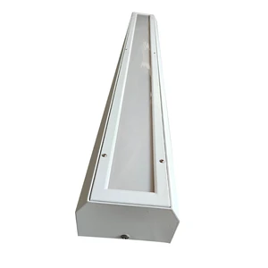 Factory Hanging Chandeliers Light Project Office Solid Square Side Long Led Pendant Prison Light