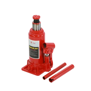 Heavy Duty Vertical Hydraulic Lift Jack 8 Tonne Red Color Hydraulic Bottle Jack