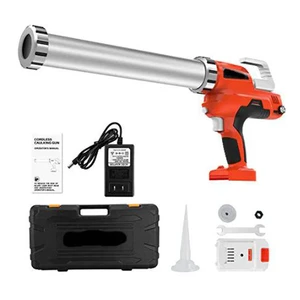 20V Electric Caulking Gun Holds 10 Ounce 20 Ounce 300ml 600ml With 2pcs Lithium Battery Caulking Gun