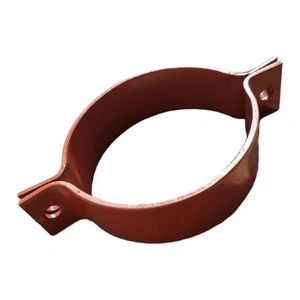 Carbon Steel Two Piece Hydraulic Twin-Screw Anti-Rust Customizable Pipe Clamps Connectors Industrial Pipe Accessories