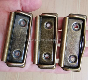 Antique Brass Bronze Old Fashion Vintage 70mm Metal Clipboard Clip Wood Board Binder Clamp for Menus Wooden Board