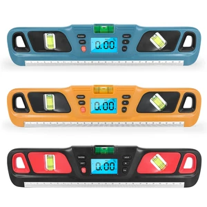 Electronic Digital Level Inclinometer Protractor Angle Finder ABS Material Accuracy 0.1 40cm/60cm LCD Screen with Magnets Nivel