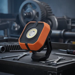 Compact Rechargeable Work Light 1000LM USB C Spot Flood Dual Beam Portable Job Site Light Car Inspection lamp IP65