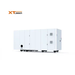 XTLASER Laser Cnc Metal Cutting 1.5KW 2KW 3KW Tube Laser Cutting Machines THP90 With 6m Laser Pipe Cutting Machine