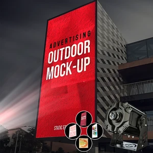 Jieneng Hui Advertising Projection Lamp Waterproof Outdoor Promotional Projection Lamp Multi Image Display Proyector logo