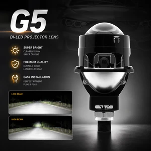 New Trend Bi LED Projector Headlight Lens Auto Bi-Led Projector 2.5 Inch LED Projector Lens Super Bright Car Headlamp