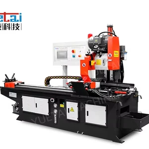 YT425CNC Yuetai Servo Hydraulic Stainless Steel Pipe Cutter Metal Cold Sawing Tube Square Pipe Cutting Machine