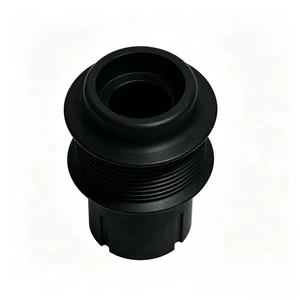 Custom CNC Turned Black Anodized Aluminum Threaded Bushing Precision Stepped Shaft Mold Hydraulic Pneumatic Equipment Parts