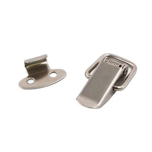 Mini Iron Nickel Plating Toggle Latch Catch Tools Box Hasp Clamp Lockout Hasp Spring Hasp Toggle Latch Clamp