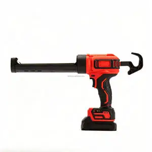 21V Industrial Grade Battery-Powered Cordless Caulking Gun 800kg Thrust 6 Speed Adjustable for 300ml Sausage Adhesive