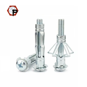 M4 M5 M6 M8 Plasterboard Expansion Screw Hollow Wall Anchor Gypsum Board Hollow Plug Gecko Galvanized Anchor