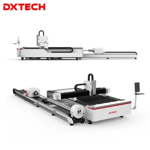 China Factory Stainless Steel Fiber Laser Cutting Machine 1000w 2000w 3000w Dual-use Metal Sheet Pipe Tube Laser Cutting Machine