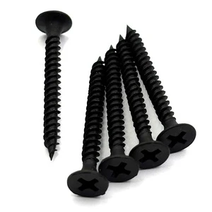 Factory Direct Black Drywall Screws C1022 Steel Coarse Thread Gypsum Board Screws