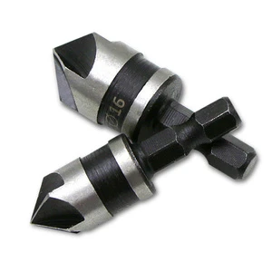 3Pcs 12/16/19mm Hex Countersink Boring 90 Degrees Countersink Drill Bit for Wood Chamfer Cutter Chamfer Wood Drilling Bit Set