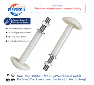 Factory Direct Sale Mushroom Head Nail Cold Storage Board Screw Hanging Ceiling Bolt Support Customized Metric M10M12