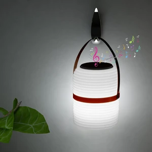 Plastic Handheld Music Speaker BL Speaker Decorative Table Lamp Night Lamps Camping Light Rechargeable Music Light Music Lamp