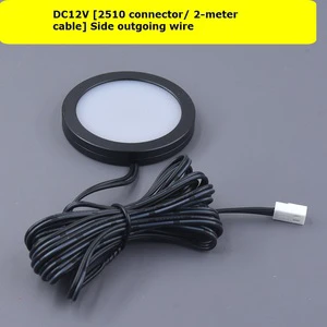 3W Ultra-Thin Modern Exposed Cabinet Light Round LED12V Aluminum RV Wardrobe Wine Cabinet Furniture Light