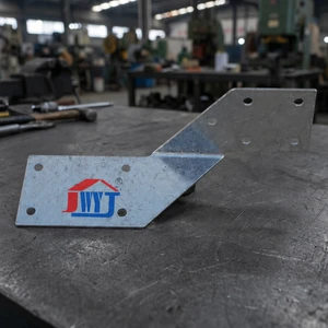 Custom Size Hot Dipped Galvanized Steel Hurricane Clip Wholesale Structural Wood Connector Seismic Clip Roofing Prefab Timber