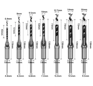 Woodworking Opening Wood Square Drill Bits For Hole Drilling Chisel Hollow Mortise Drill Bits