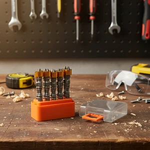 Factory Supply 65mm PH Double-end Durable Metal Screwdriver Bits with Magnetic Ring for Impact Drill