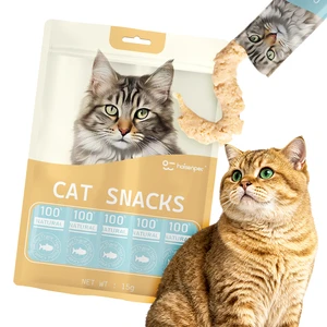 Wholesale High Protein Salmon Tuna Cat Liquid Snacks Creamy Strips Mousse Treats Hypoallergenic All Life Stages OEM Factory
